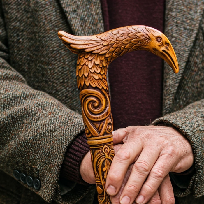 Masterfully Carved Walking Canes That Blend Support and Style