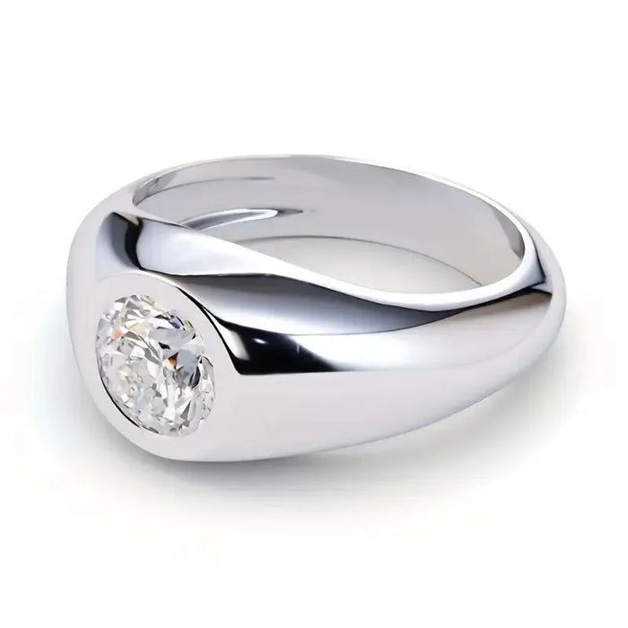 Luxury S925 Silver 3 Carat Moissanite Ring – Elegant & Fashionable