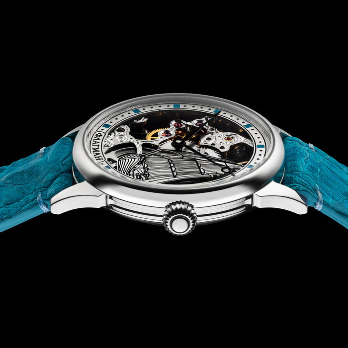 Handmade Skeleton Mechanical Watch – Custom Steampunk Design