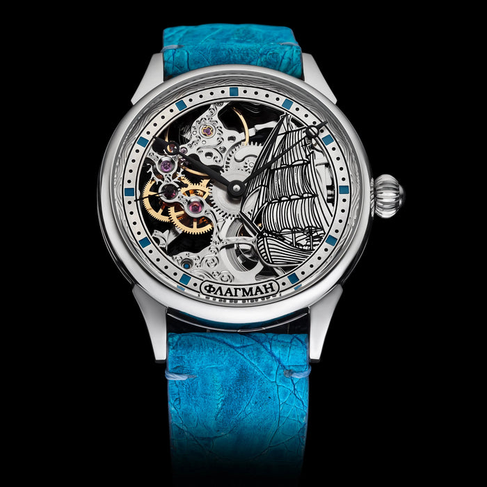 Handmade Skeleton Mechanical Watch – Custom Steampunk Design