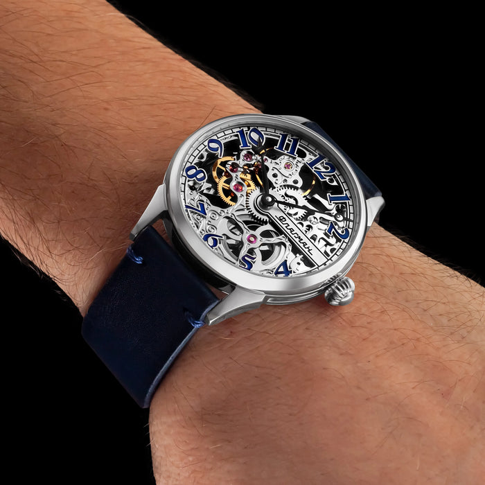 Luxury Elegant Design Steampunk Skeleton Watch