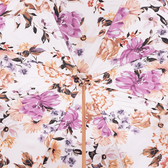 Unique Handle Design Handcrafted Umbrella for Her, Purple
