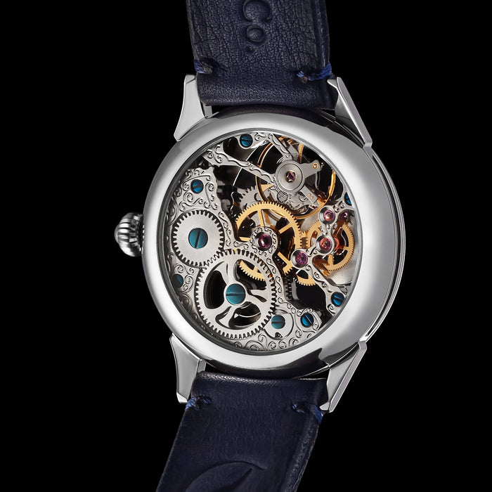 Handmade Steampunk Skeleton Watch – Unique Mechanical Timepiece