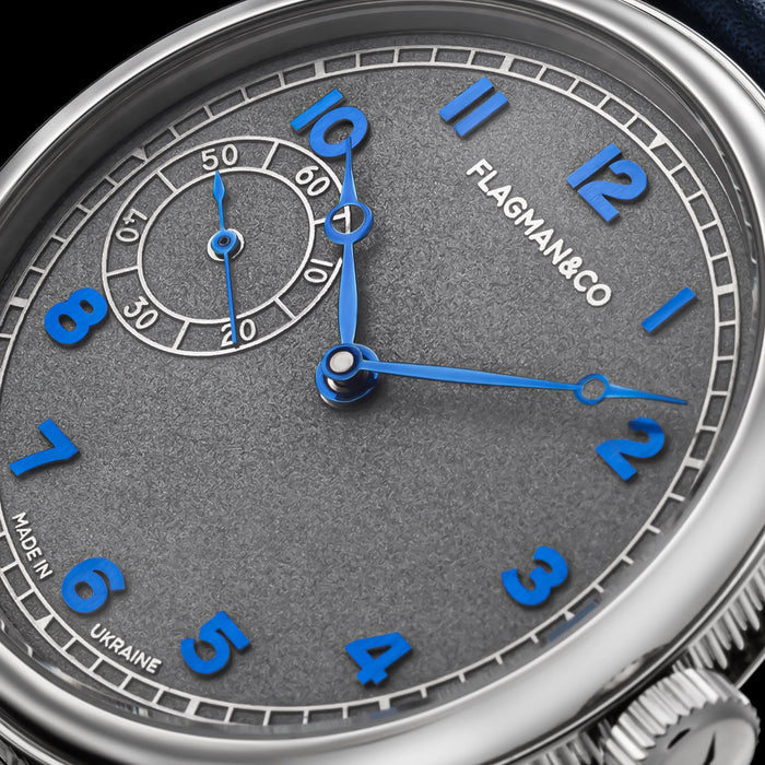 Handmade Dual Time Luxury Watch – New York-London Silver Dress Watch