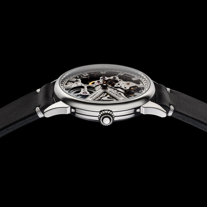 Handmade Steampunk Skeleton Mechanical Watch – Custom Men's Timepiece