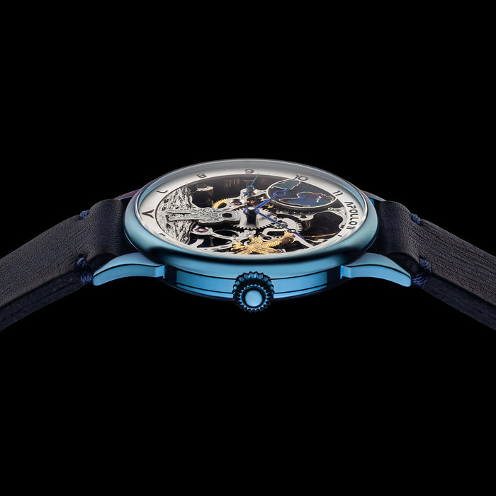 Artisan Skeleton Moon Watch – Apollo 11 Steampunk Handmade