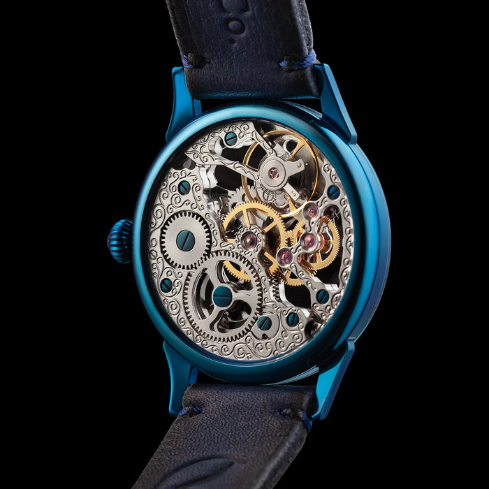 Artisan Skeleton Moon Watch – Apollo 11 Steampunk Handmade