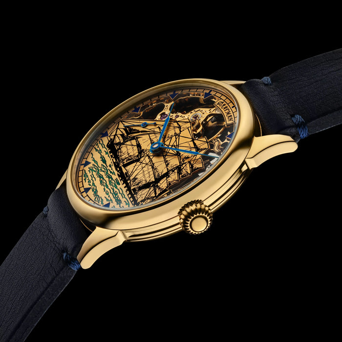 Exclusive Design Luxury Traveler's Skeleton Watch