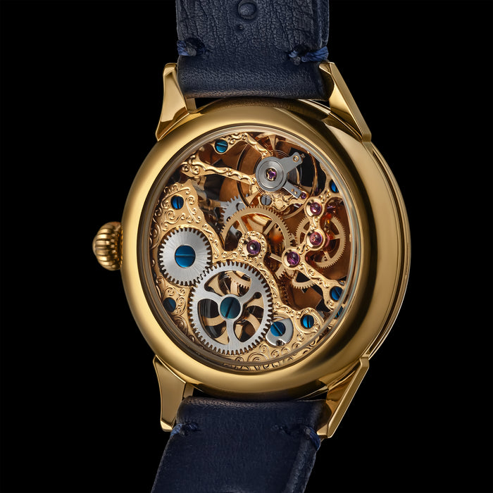 Masonic Skeleton Watch for Men – Engraved Mechanical Timepiece