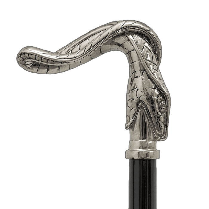 Handmade Golden Snake Walking Stick, Luxury Stylish Cane