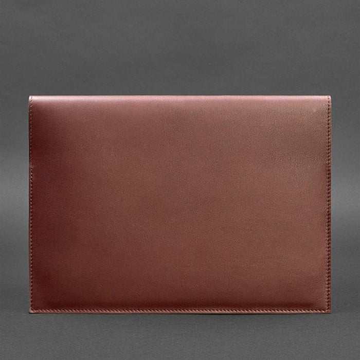 Handmade Dark Blue Leather Folder for Documents A4 on Magnets