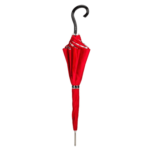 Red Polka Dots Bright Red Double Cloth Umbrella