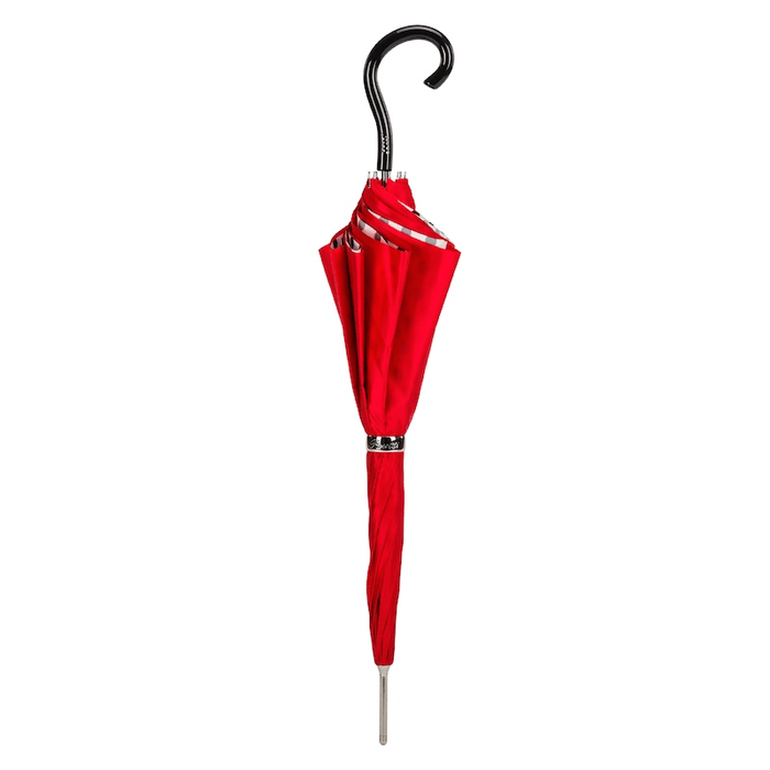 Red Polka Dots Bright Red Double Cloth Umbrella