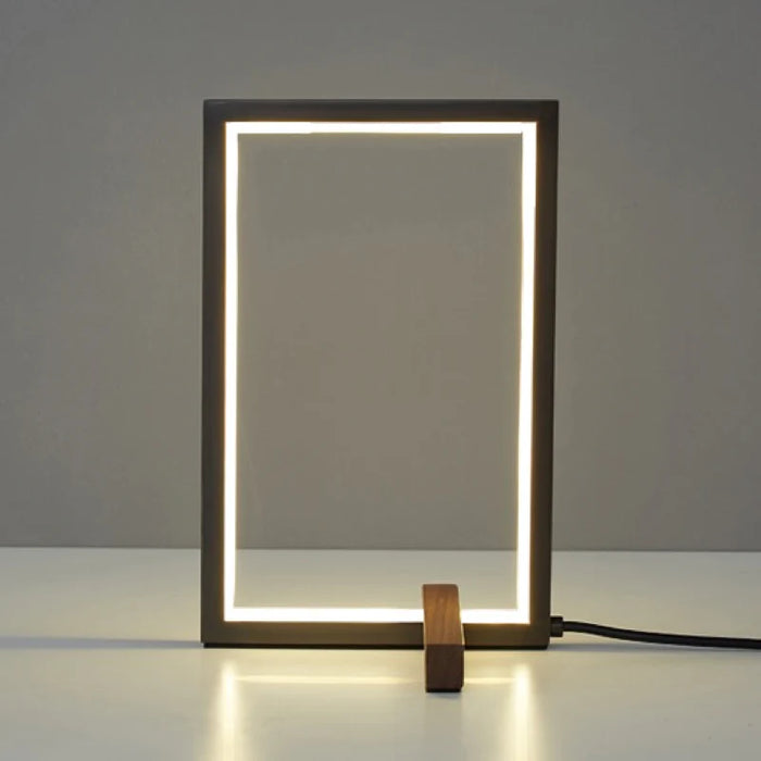 Sleek and Minimalist Square-Design Table Lamp for a Modern Touch