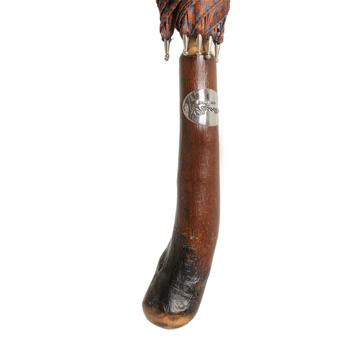 Classic Umbrella with Straight Continuous Stick in Chestnut
