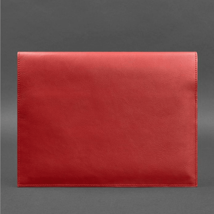 Handmade Dark Blue Leather Folder for Documents A4 on Magnets