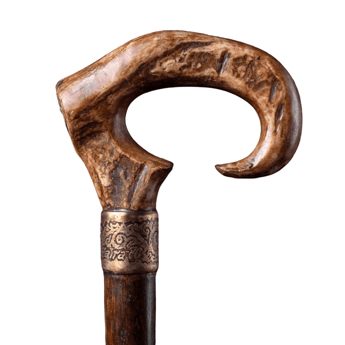 Handmade Red Tree Antique Eagle Walking Stick - Bespoke Stick