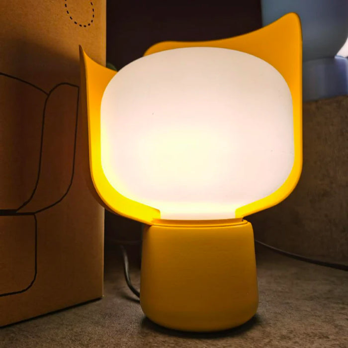 Charming Petal-Inspired Post-Modern Table Lamp with an Artistic Touch