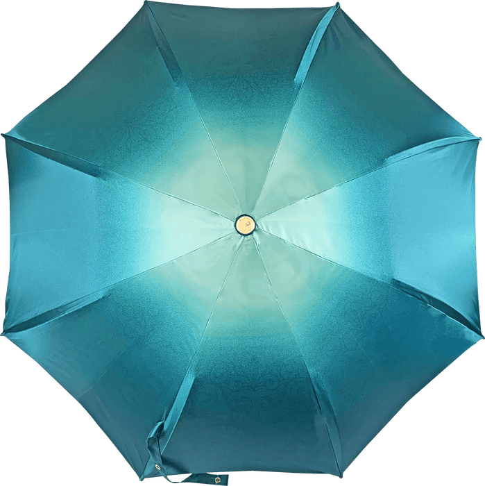 Wonderful Turquoise Women's Umbrella with Chic Handle