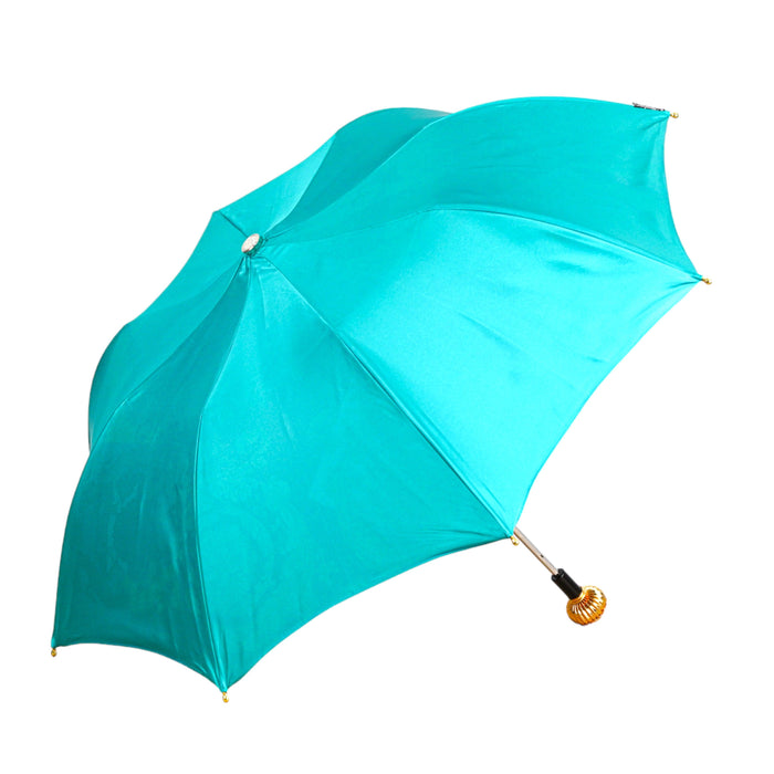 Turquoise Exclusive Colored Folding Umbrella