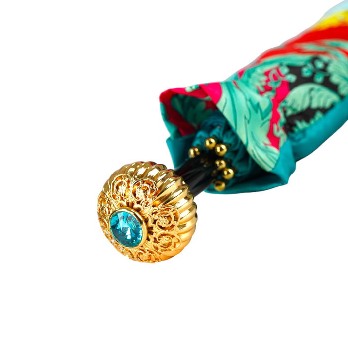 Turquoise Exclusive Colored Folding Umbrella