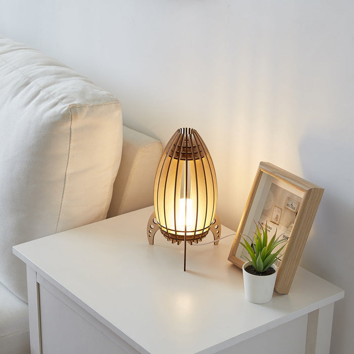 Rocket Design Table Lamp: Futuristic and Elegant Lighting Piece