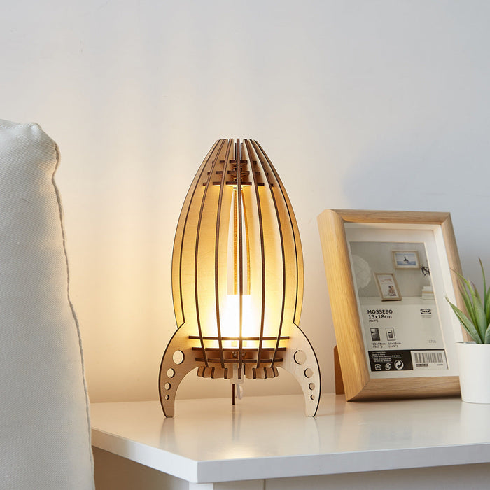 Rocket Design Table Lamp: Futuristic and Elegant Lighting Piece