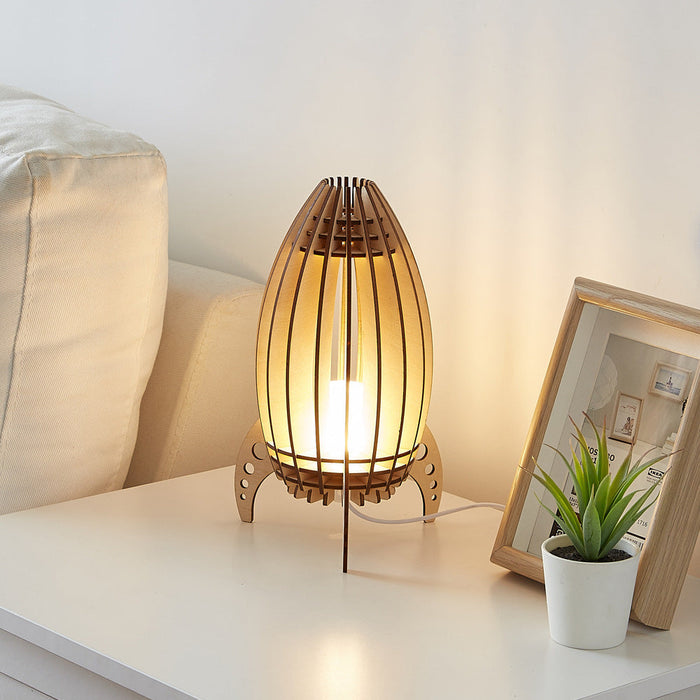 Rocket Design Table Lamp: Futuristic and Elegant Lighting Piece