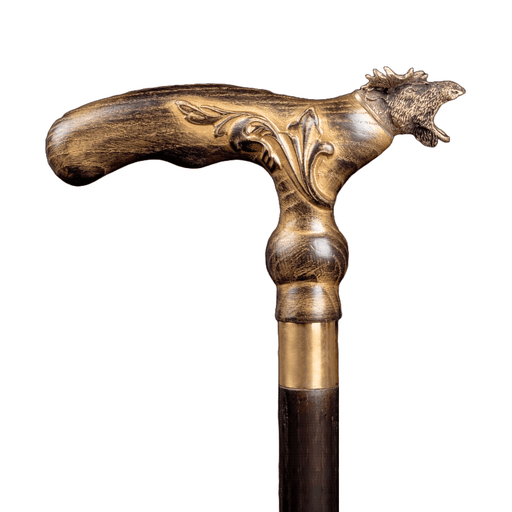 Vintage Walking Cane for Men and Women "Moose"