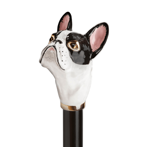Modern Luxury Handle French Bulldog Walking Cane, Designer