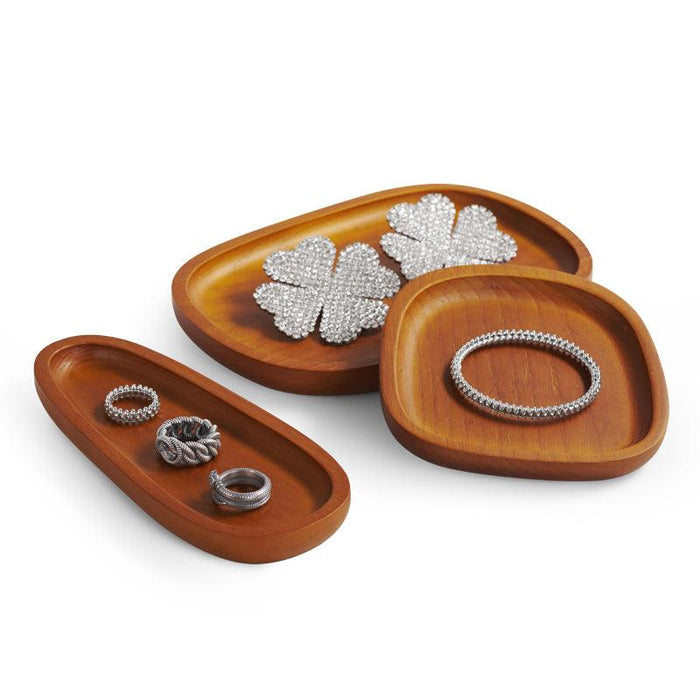 Nordic Natural Wood Jewelry Display Tray Organizer