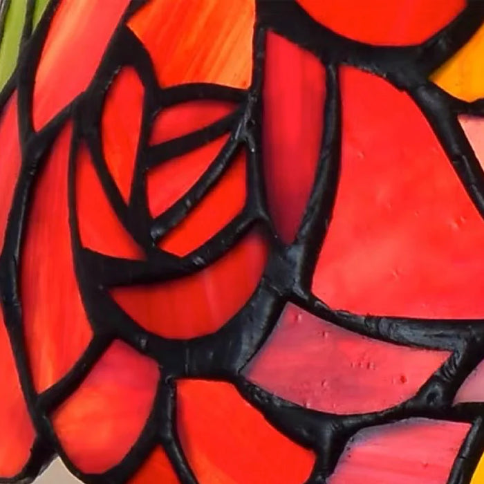 Modern Dome Shade Glass Table Lamp in Multicolor