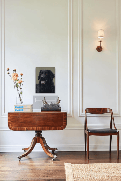 Pastel Realist Hovawart Ricci 12×16 inches