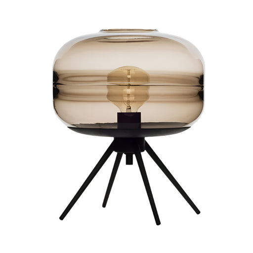 Sleek Tripod Base Glass Table Lamp with Contemporary Design