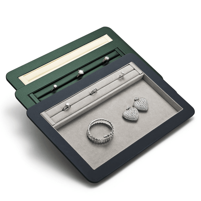 Green Jewelry Storage Display Tray