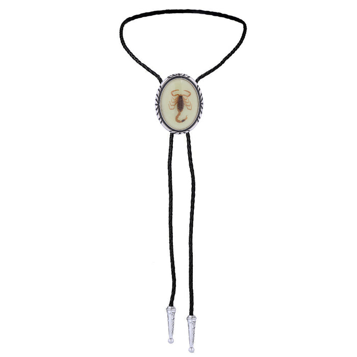 Handmade Bolo Tie Scorpion bowlow Mens Western Bolo