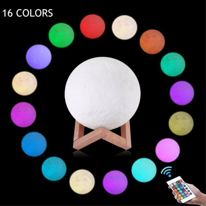 Captivating and Adjustable Lamp Moon Remote Control Light