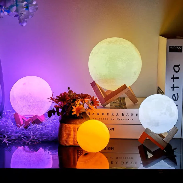 Captivating and Adjustable Lamp Moon Remote Control Light