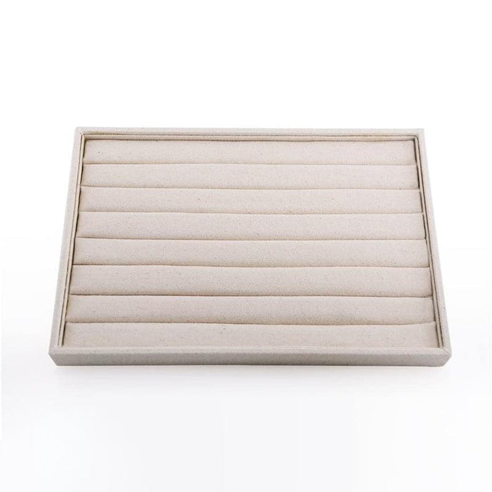 Linen Stackable Ring Insert Tray with 7 Slots