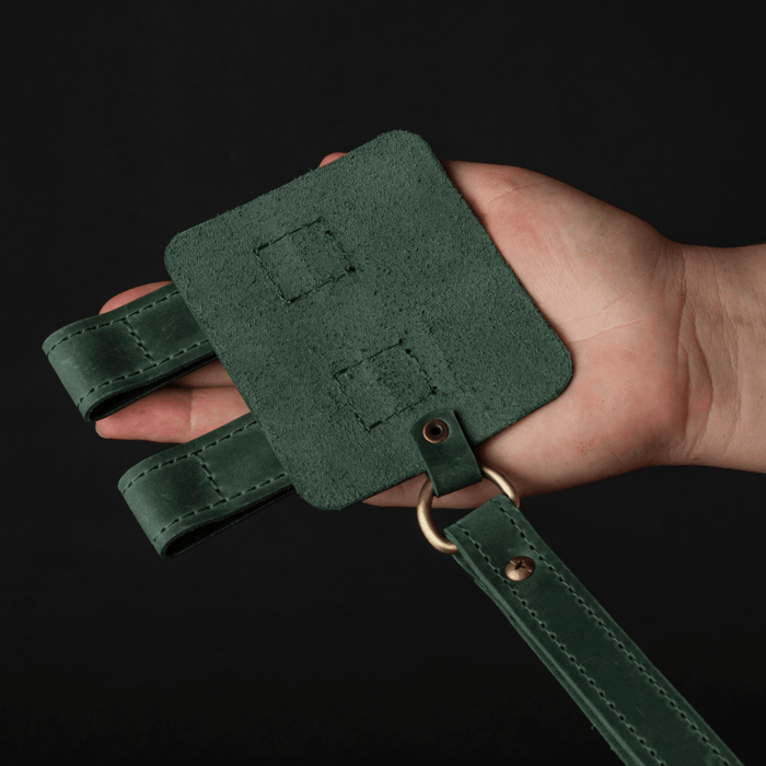 Leather Strap For Walking Stick Green Walking Cane Wrist Strap