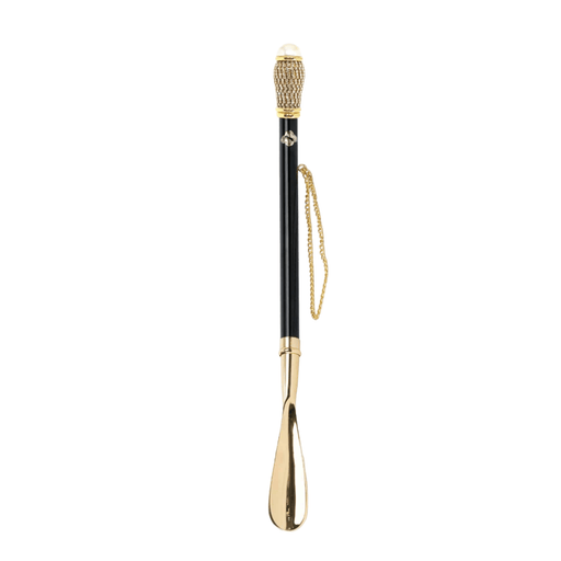 Unique Design 24K Gold-plated Shoehorn with Crystal