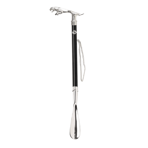 Unique Shoehorn with Silver-plated 925 Jaguar Handle