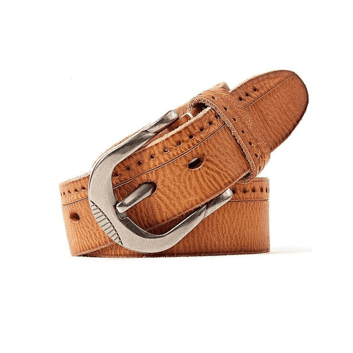 Handmade Casual Leather Belt For Men, Alexei Model
