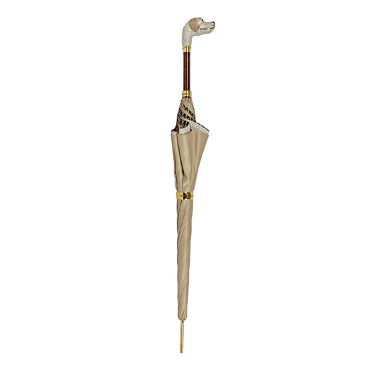 Unique Dog Handle Elegant Umbrella in Animalier Style