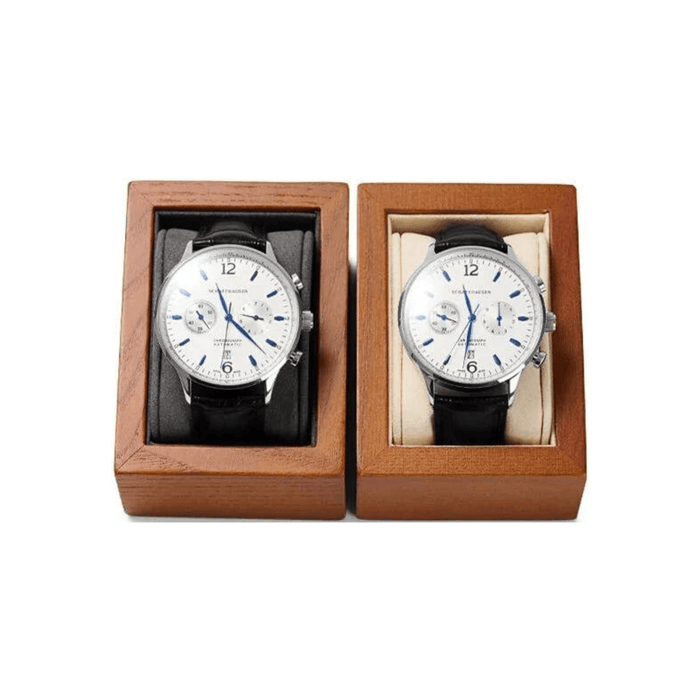 Set of 2 Wooden Watch Stands - Hephaestus