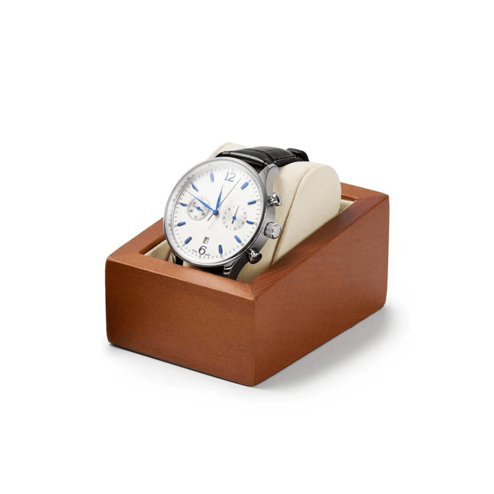 Wooden Watch Holder with White Cushion - Gaïa