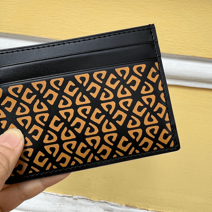 Stylish Print Elegant Leather Card Holder