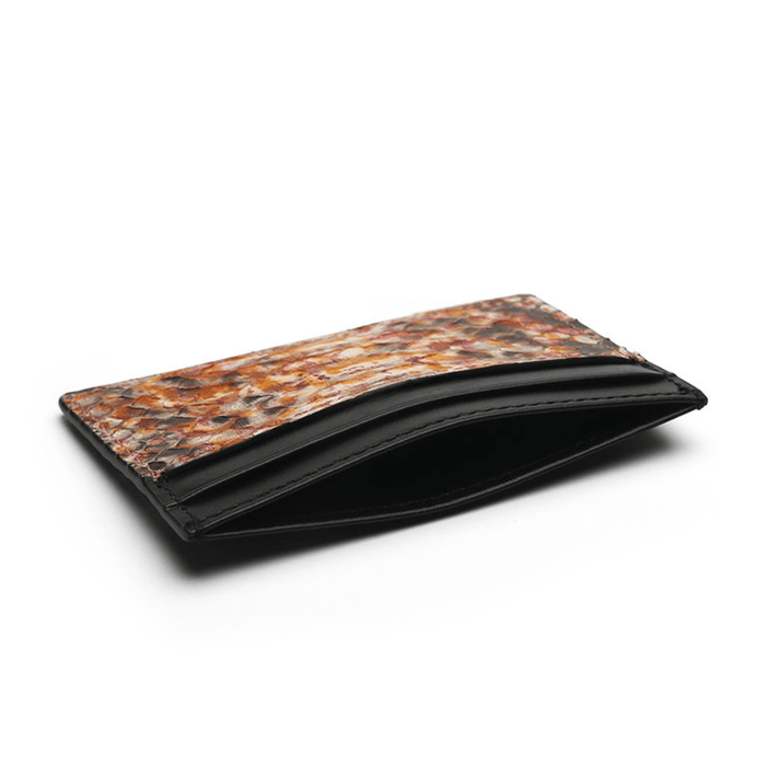 Exclusive Design Python Leather Card Holder