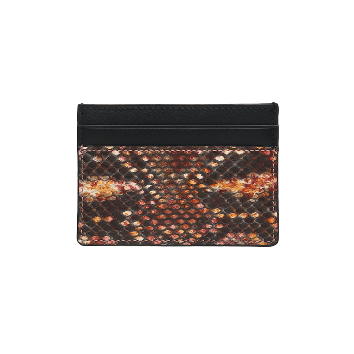 Unique Real Python Skin Leather Card Holder
