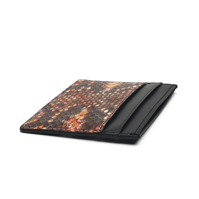 Unique Real Python Skin Leather Card Holder